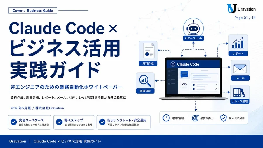 Claude Code × ビジネス活用 実践ガイド 表紙