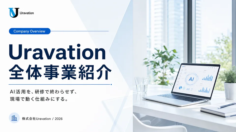 Uravation 事業紹介資料 表紙