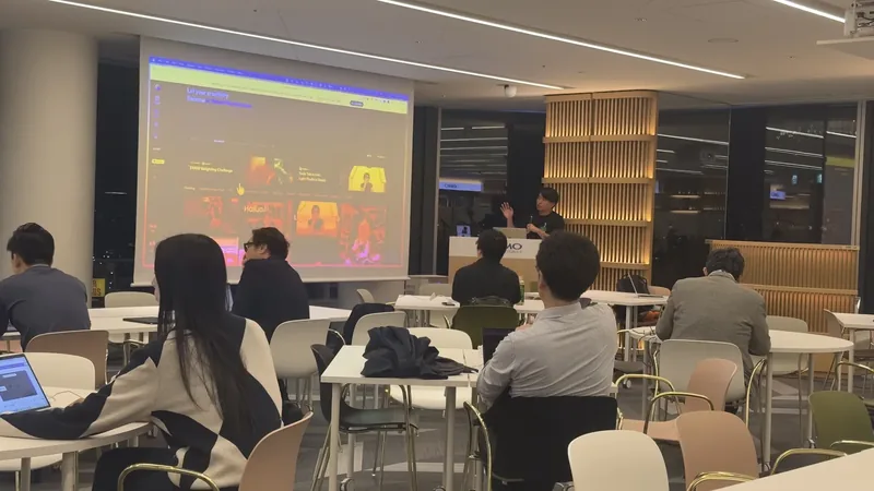 AI×SNS運用支援のワークショップ会場