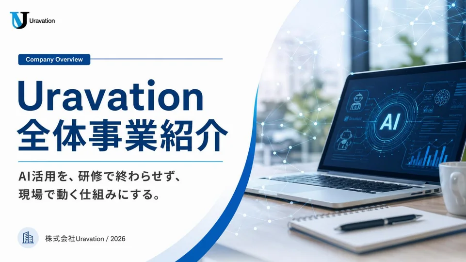 Uravation全体事業紹介 — 表紙