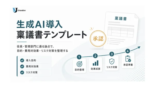 生成AI導入稟議書テンプレートの表紙