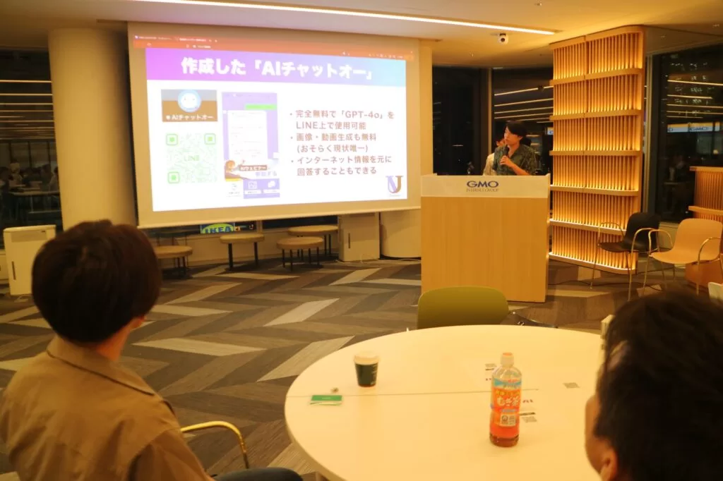 エボラニ（anybot）主催セミナーで「GPTs 活用事例10選」を講演する代表・佐藤傑