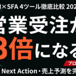 【2026年最新】AI×SFA営業自動化ツール比較|商談記録・Next Action自動化の実践法