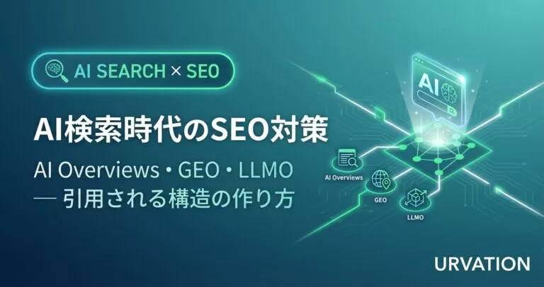 AI検索時代のSEO対策|AI Overviewsで引用される構造の作り方