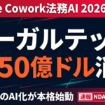 【2026年2月速報】Claude Cowork法務AIがリーガルテック株2850億ドルを吹き飛ばした｜NDA自動化と企業法務戦略