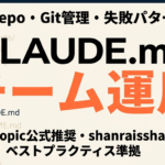 CLAUDE.md チーム運用ベストプラクティス完全ガイド