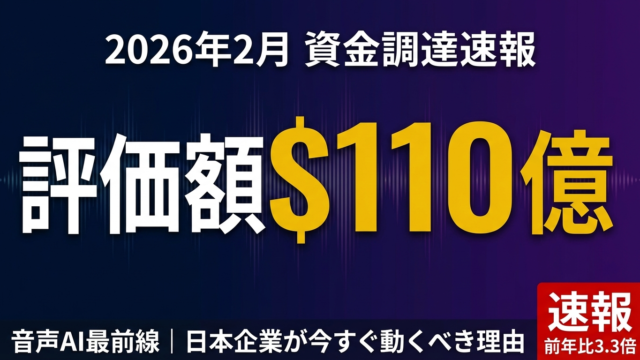 ElevenLabs 億調達｜評価額10億の音声AI