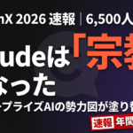 【2026年4月速報】HumanXで「Claude mania」が勃発｜エンタープライズAIの勢力図が塗り替わった