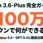 【2026年最新】Qwen 3.6-Plus完全ガイド｜エージェントAI徹底検証