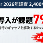 【2026年最新】AI導入79%が課題｜Writerが暴く投資と実行のギャップ