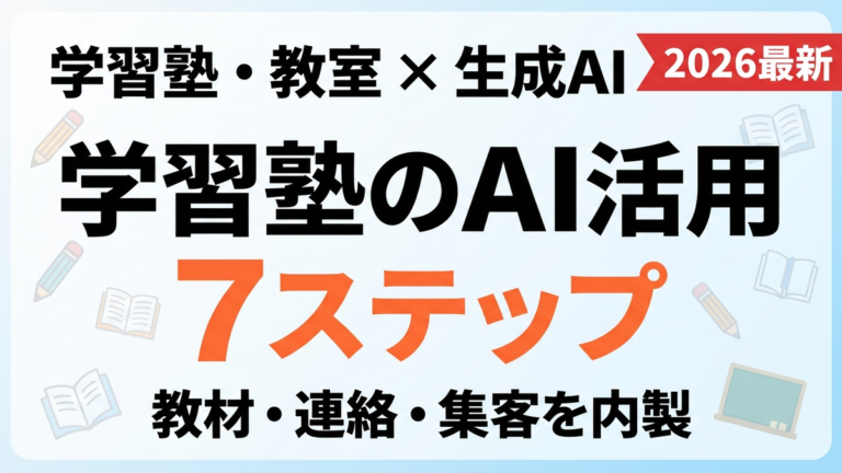 学習塾のAI活用 サムネイル