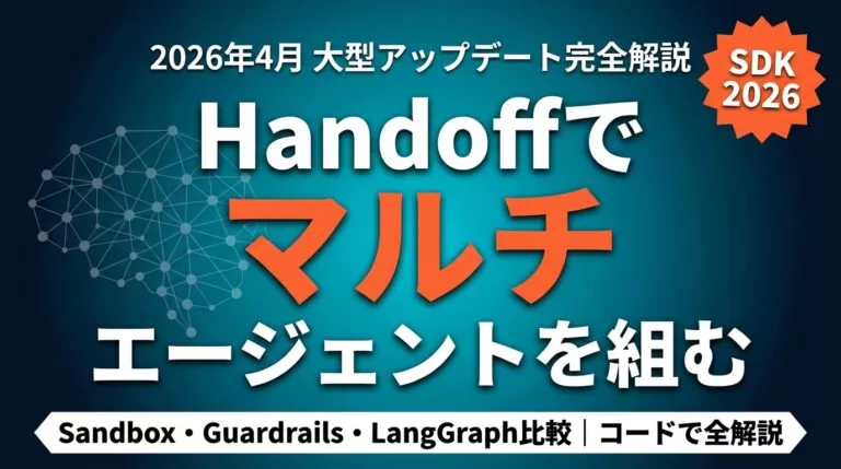 OpenAI Agents SDK マルチエージェント・Sandbox完全ガイド