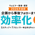 【2026年最新】AIでウェビナー集客・運営｜企画から事後フォローまで5ステップ＋7プロンプト