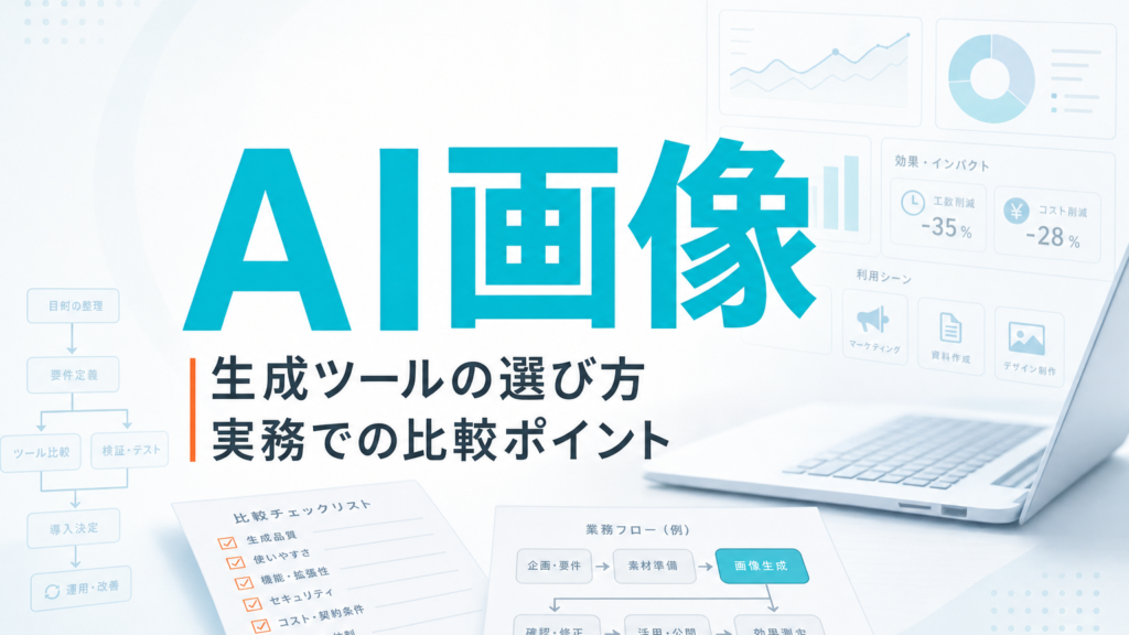AI画像生成ツールの選び方｜実務での比較ポイント サムネイル
