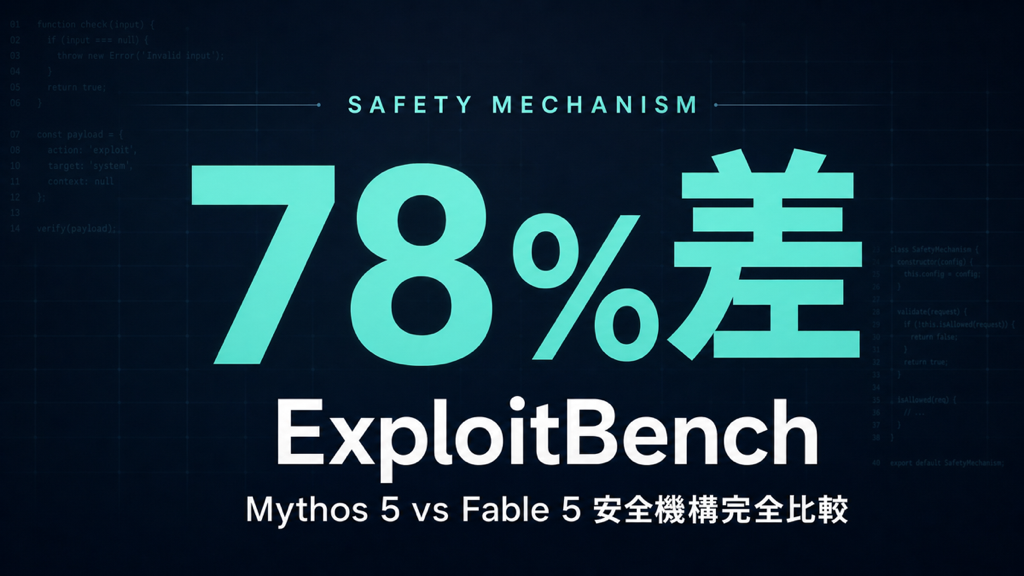 Mythos 5 vs Fable 5｜安全機構を完全比較【2026年6月】