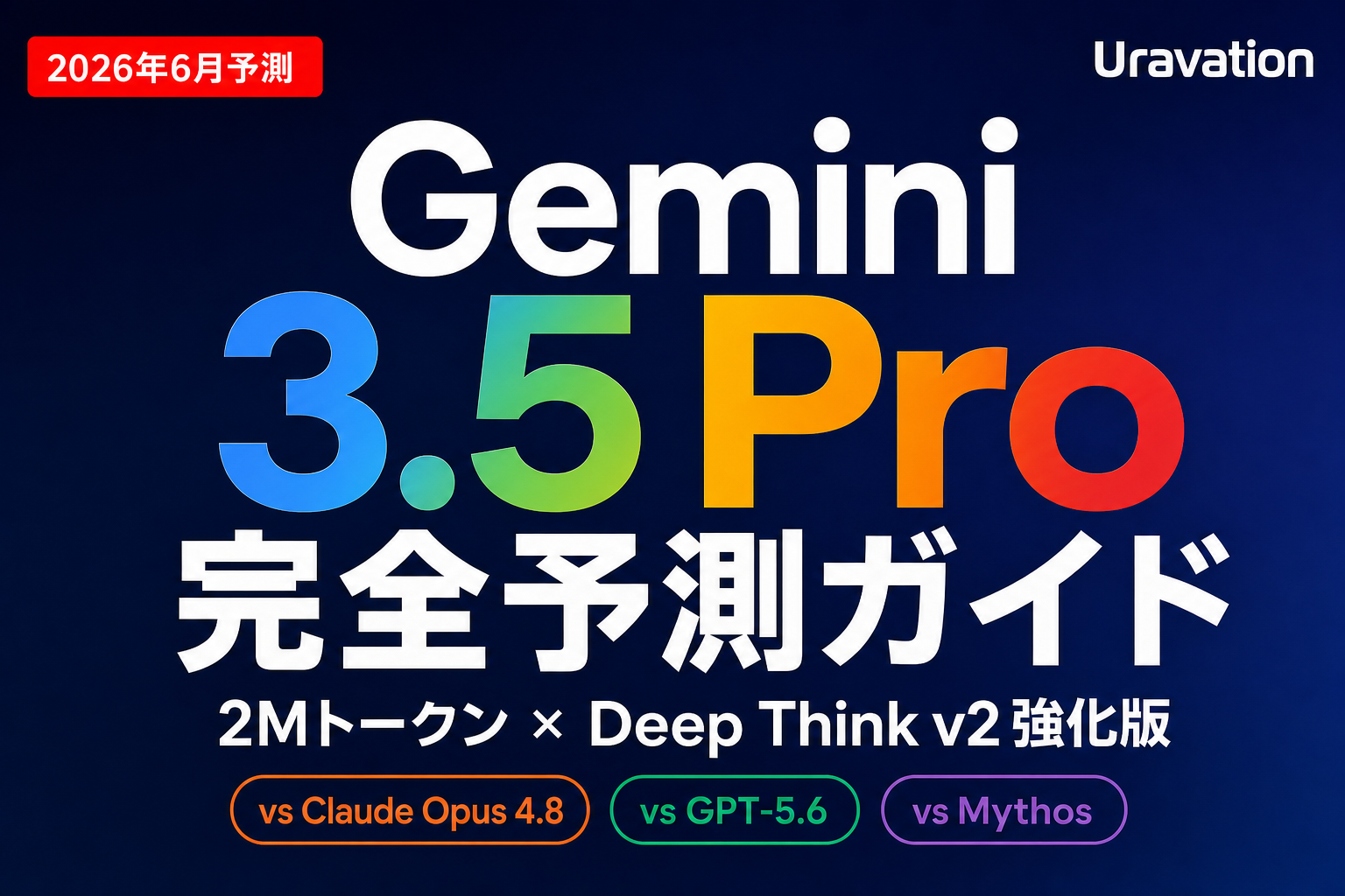 Gemini 3.5 Proはいつ？料金とDeep Think【2026年7月】 ｜ 株式会社