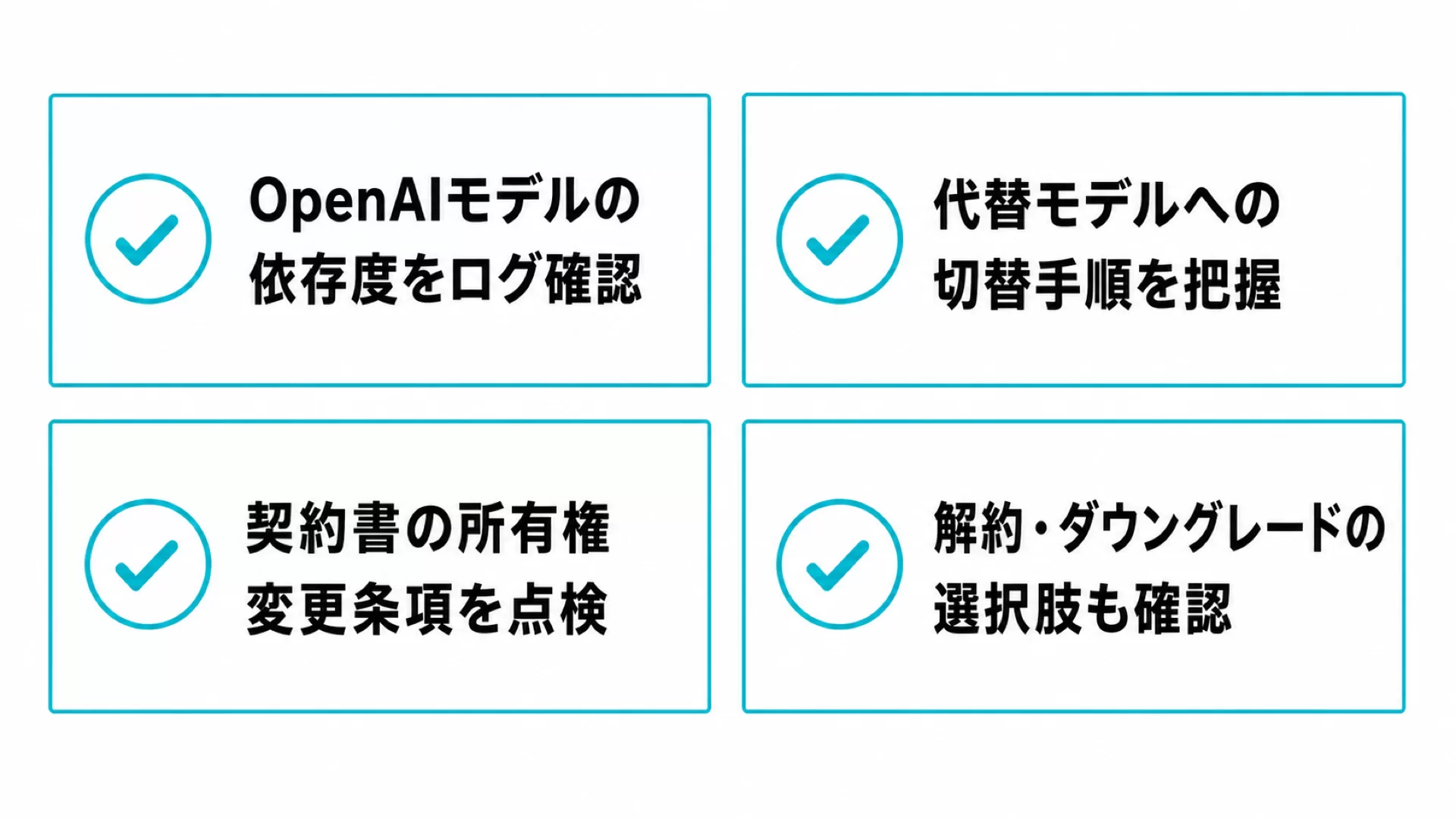 Cursor利用企業が確認すべきポイントの図解
