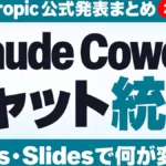 Claude Cowork統合｜Docs・Slidesで何が変わる【2026年9月】