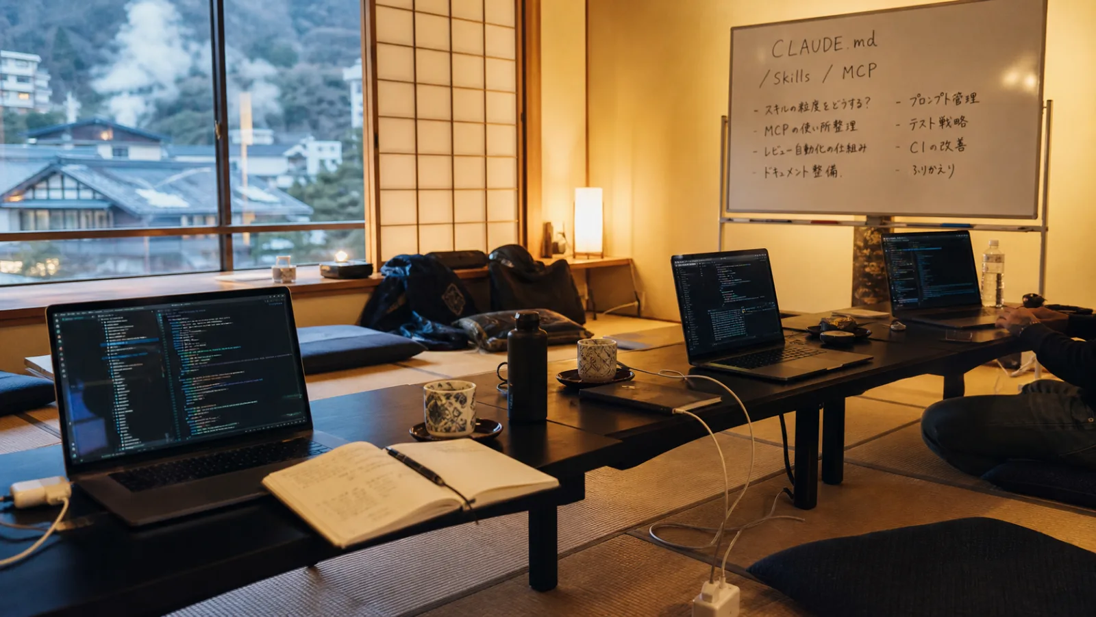 湯河原おんやど惠でClaude Code合宿